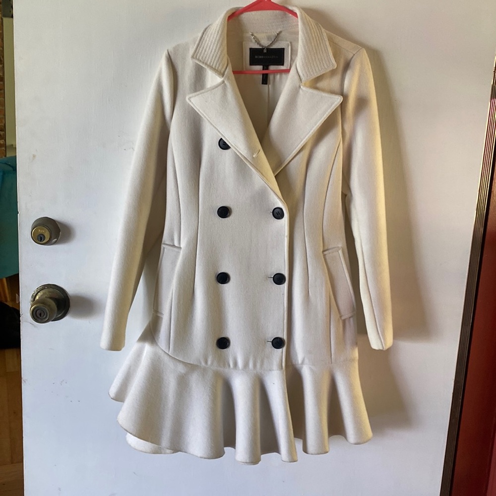 Like new beautiful coat.  Smoke free home